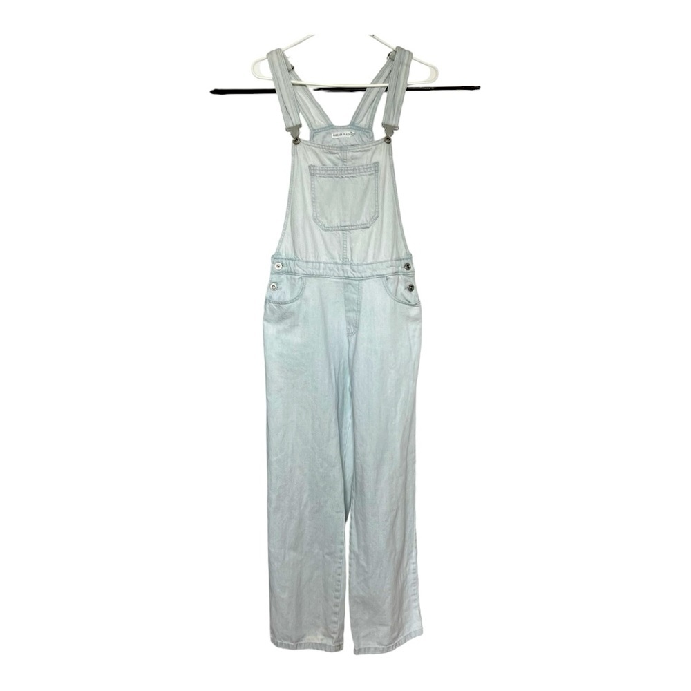 Avec Les Filles Denim Jumper Overalls Women's Size 29 Light Wash Blue